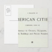San Francisco California Title Page Briefkaart (Voorkant / Achterkant)
