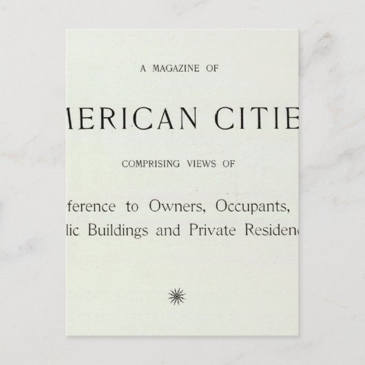 San Francisco California Title Page Briefkaart (Voorkant)