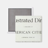 San Francisco California Title Page Magneet (Voorkant / Achterkant)