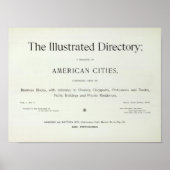 San Francisco California Title Page Poster (Voorkant)