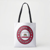 San Francisco California Tote Bag (Voorkant)
