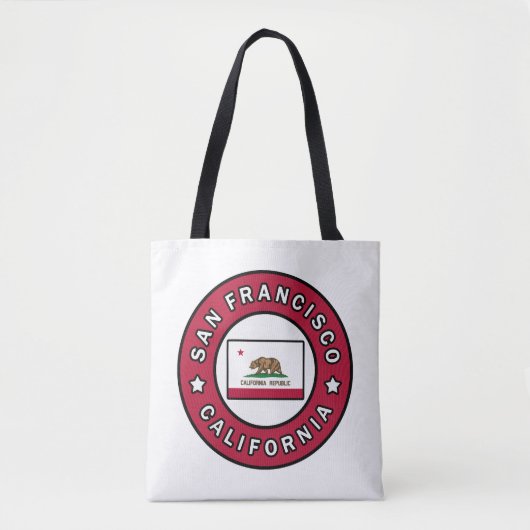 San Francisco California Tote Bag (Voorkant)