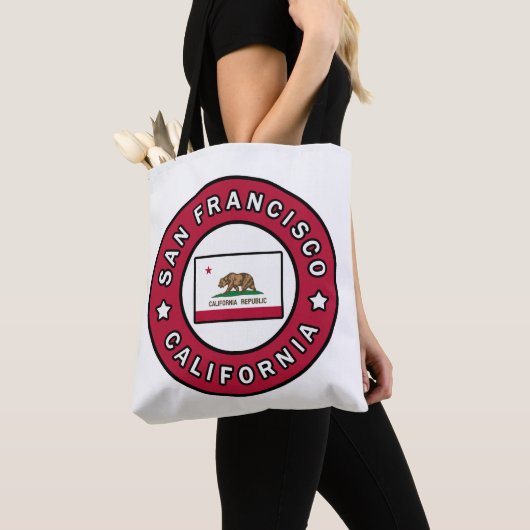 San Francisco California Tote Bag (Dichtbij)
