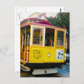 San Francisco California trolley Briefkaart (Voorkant / Achterkant)