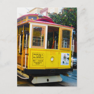 San Francisco California trolley Briefkaart