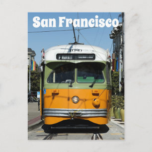 San Francisco California Trolley car Briefkaart