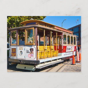 San Francisco California Trolley Car Briefkaart