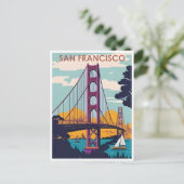 San Francisco California vakantie Briefkaart (Staand voorkant)