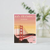 San Francisco California vakantie Briefkaart (Staand voorkant)