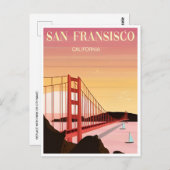 San Francisco California vakantie Briefkaart (Voorkant / Achterkant)
