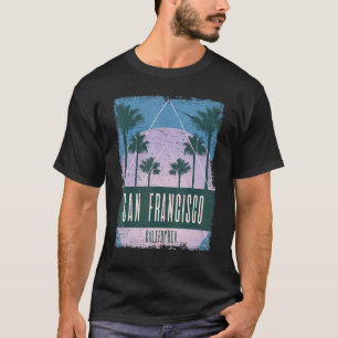 San Francisco California Vaporwave Retr T-shirt
