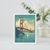 San Francisco California Verenigde Staten Beroemde Briefkaart (Staand voorkant)