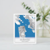 San Francisco California, Verenigde Staten: Travel Briefkaart (Staand voorkant)