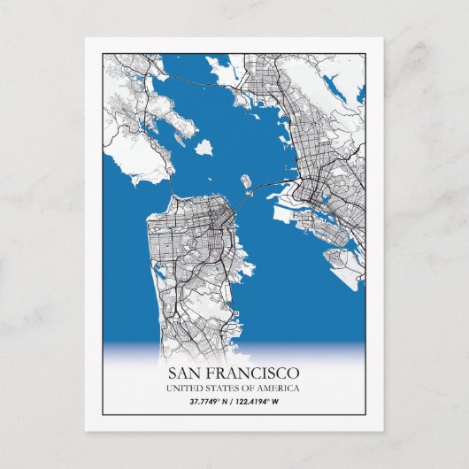 San Francisco California, Verenigde Staten: Travel Briefkaart (Voorkant)