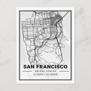 San Francisco California, Verenigde Staten: Travel Briefkaart