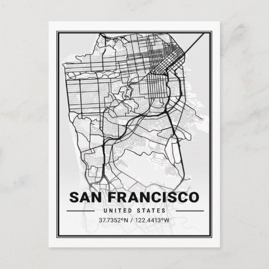 San Francisco California, Verenigde Staten: Travel Briefkaart (Voorkant)