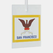 San Francisco California Versiering Glas Ornament (Voorkant Rechts)