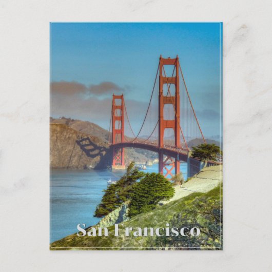 San Francisco California vintage-reizen Briefkaart (Voorkant)