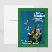 San Francisco, CaliforniaFisherman's Wharf Briefkaart (Voorkant / Achterkant)