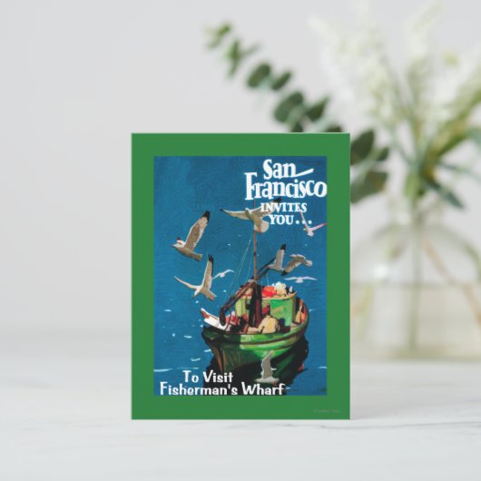 San Francisco, CaliforniaFisherman's Wharf Briefkaart (Staand voorkant)