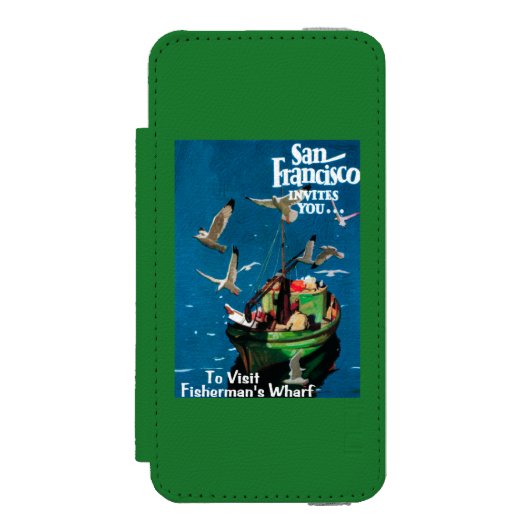 San Francisco, CaliforniaFisherman's Wharf Incipio iPhone Portemonnee Hoesje (Voorkant Agenda)
