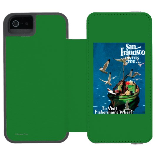 San Francisco, CaliforniaFisherman's Wharf Incipio iPhone Portemonnee Hoesje (Agenda Open)