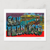 San Francisco, CaliforniaLarge Letter Scenes Briefkaart (Voorkant)