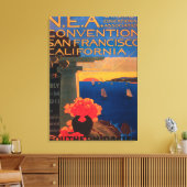 San Francisco, CaliforniaN.E.A. Conventie Canvas Afdruk (Insitu (Woonkamer))