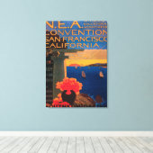San Francisco, CaliforniaN.E.A. Conventie Canvas Afdruk (Insitu (Houten vloer))