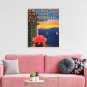 San Francisco, CaliforniaN.E.A. Conventie Canvas Afdruk (Insitu (Woonkamer))