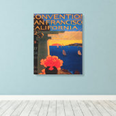 San Francisco, CaliforniaN.E.A. Conventie Canvas Afdruk (Insitu (Houten vloer))