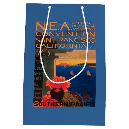San Francisco, CaliforniaN.E.A. Conventie Medium Cadeauzakje (Achterkant)