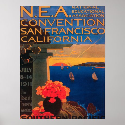 San Francisco, CaliforniaN.E.A. Conventie Poster (Voorkant)