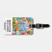 San Francisco, Californië Bagagelabel (Voorkant horizontaal)