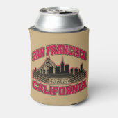 San Francisco, Californië Blikjeskoeler (Blikje Achterkant)