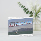 San Francisco, Californië Briefkaart (Staand voorkant)