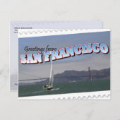 San Francisco, Californië Briefkaart (Voorkant / Achterkant)