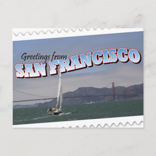 San Francisco, Californië Briefkaart (Voorkant)