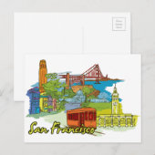San Francisco, Californië Briefkaart (Voorkant / Achterkant)