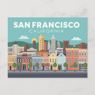 San Francisco Californië Briefkaart