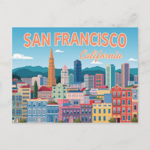 San Francisco Californië Briefkaart