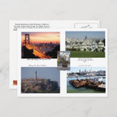 San Francisco Californië Briefkaart (Voorkant / Achterkant)