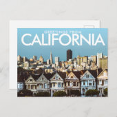 San Francisco, Californië, Briefkaart Verenigde St (Voorkant / Achterkant)