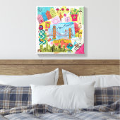 San Francisco, Californië Canvas Afdruk (Insitu (Slaapkamer))