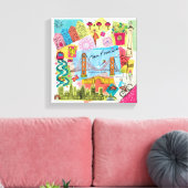 San Francisco, Californië Canvas Afdruk (Insitu (Woonkamer))