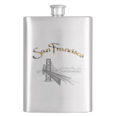 San Francisco, Californië Heupfles (Voorkant)