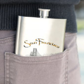 San Francisco, Californië Heupfles (Voorbeeld)