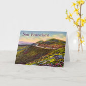 San Francisco, Californië Kaart (Gele Bloem)