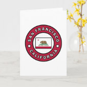 San Francisco Californië Kaart (Gele Bloem)