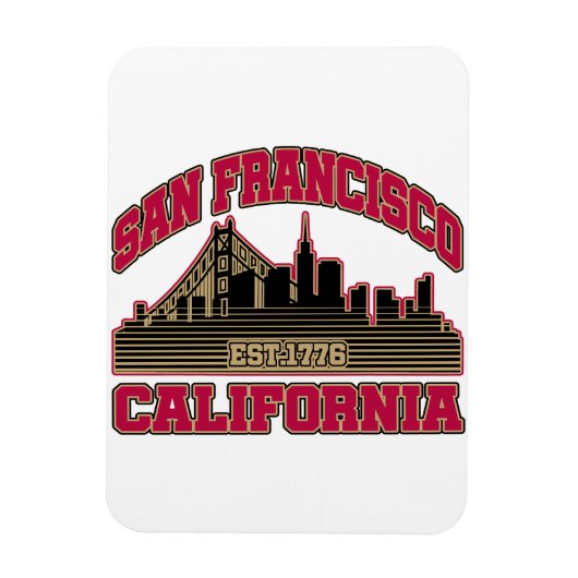 San Francisco, Californië Magneet (Verticaal)